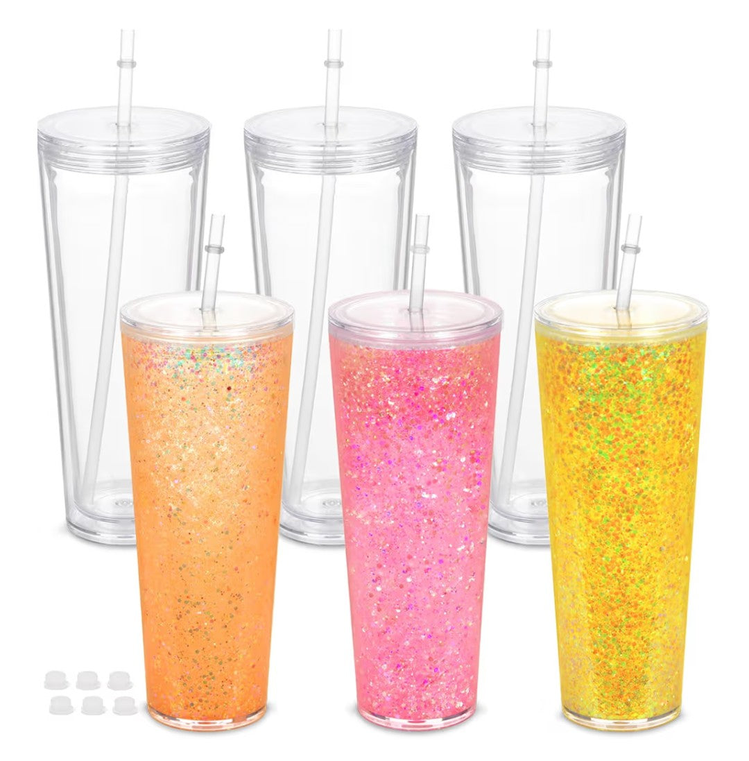 24 oz Snow Globe Tumbler